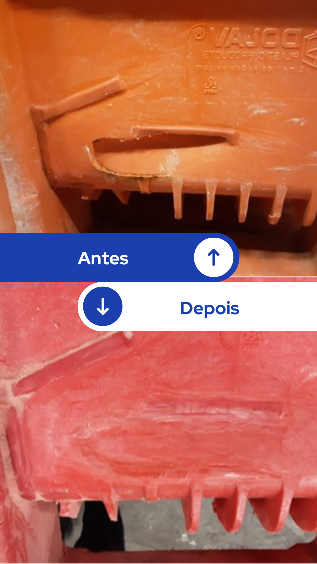 Recolocando uma porta em uma caixa Uso: Transporte e armazenamento de produtos embalados