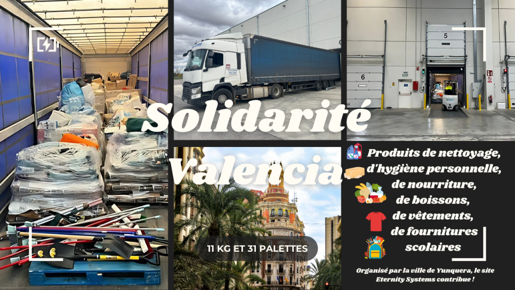 Solidarité inondations Valence par ETERNITY Systems
