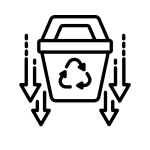 Icone réduction des déchêts