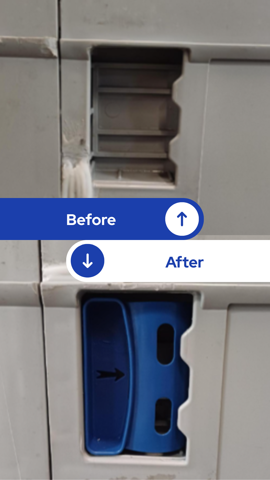 Wrist replacement and welding of the current area