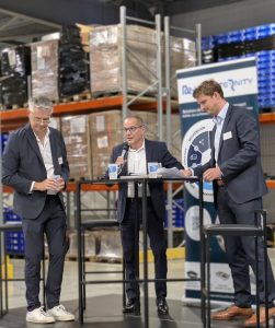 Les présidents de Re-uz for ETERNITY présentent les enjeux liés au lavage de contenants réemployables pour la restauration collective